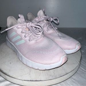 adidas Nario Move Women's Running Sneaker GY8592 Cloud White / Clear Pink Size 9